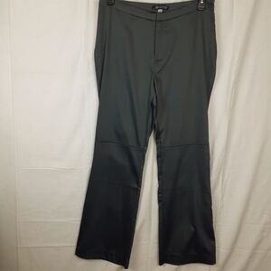 Urban Outfitters Size 16 Womens Dark Grey Thick Satin Type Casual Dress Pants